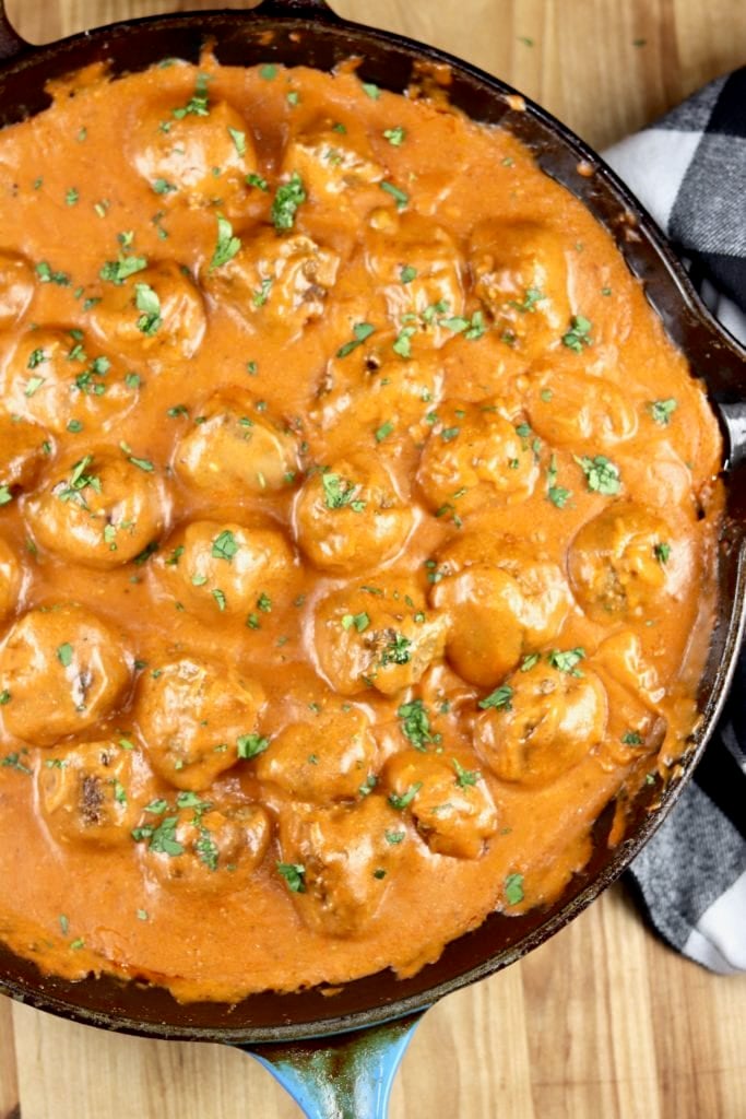 Skillet of Swedish Meatballs