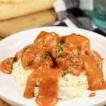Swedish Meatballs with mashed potatoes