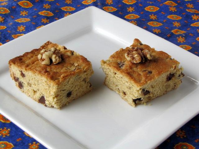 Chocolate Chip Walnut Bars