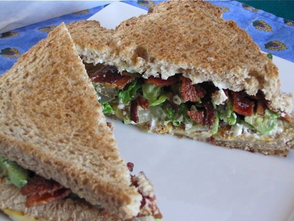 Avocado Bacon-Grilled Cheese Sandwiches