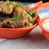 Chicken Fried Steak Bites with Country Gravy ~ Missinthekitchen.com