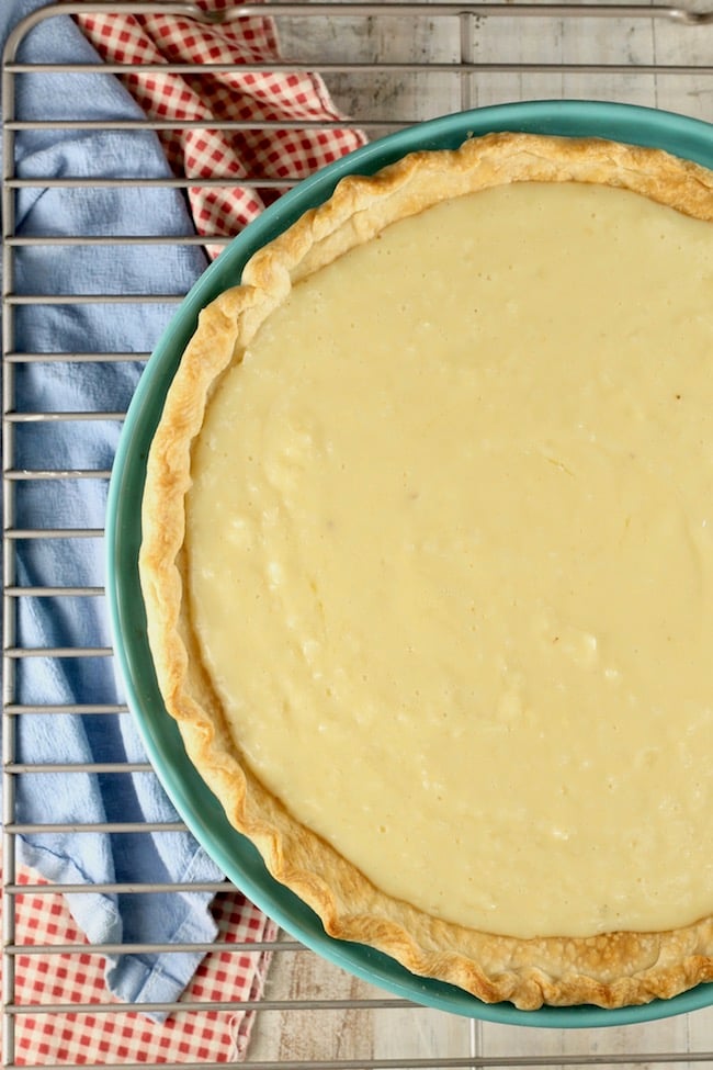 Old fashioned coconut cream pie