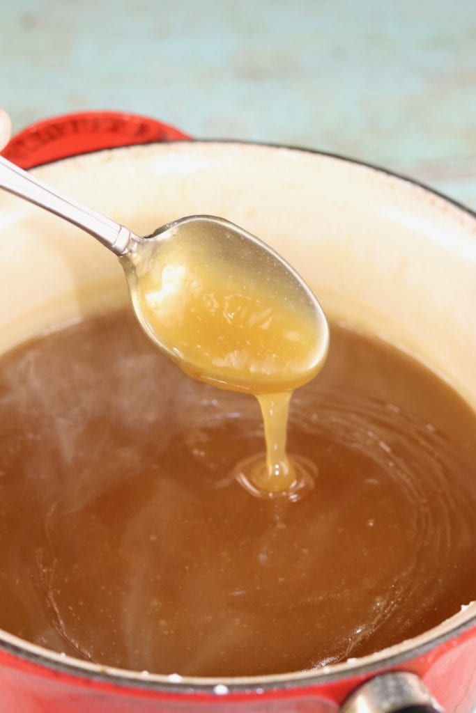 Sesame Sauce in a pan
