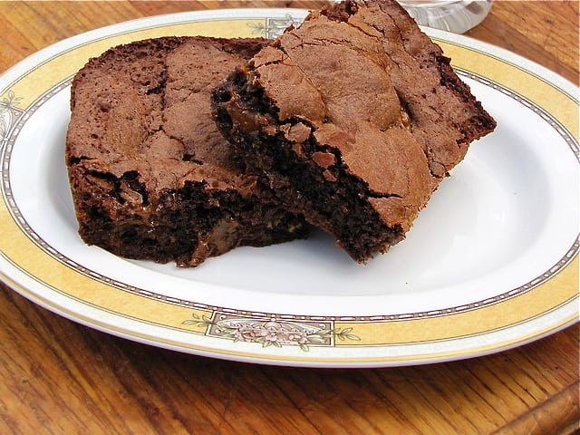 The Ultimate Brownies with Peanut Butter & Caramel Swirls