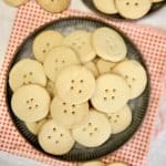Brown Sugar Shortbread on a platter.