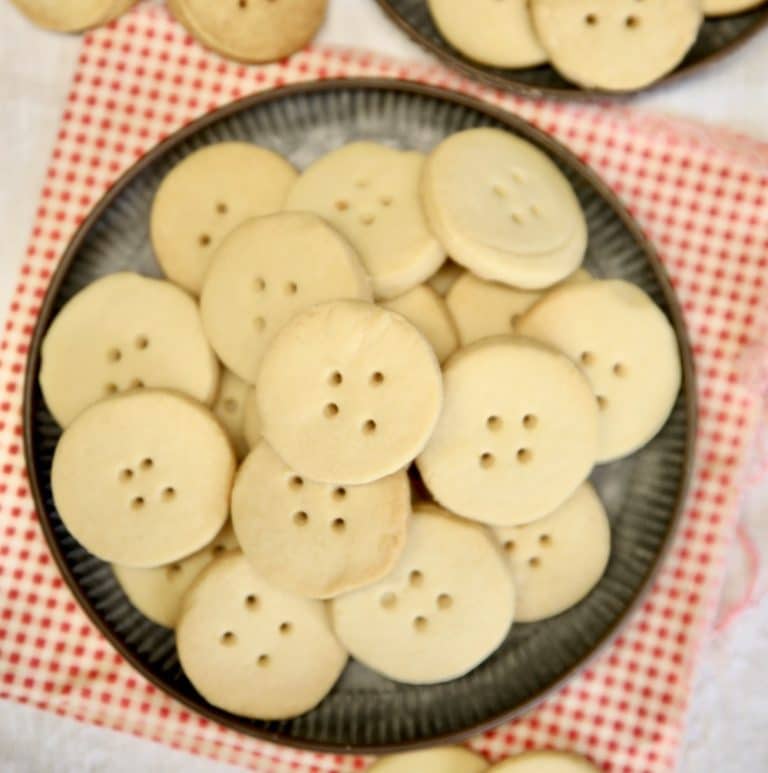 Brown Sugar Shortbread on a platter.