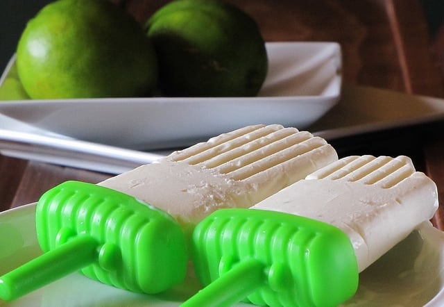 Lime Ice Cream Bars