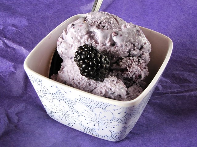 Blackberry Ice Cream