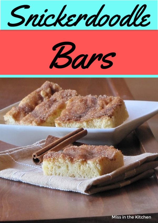 Snickerdoodle Bars