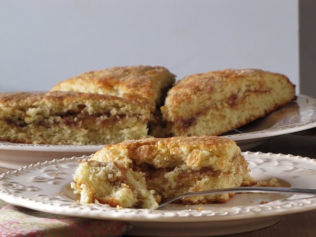 Giant Cinnamon Streusel Scones