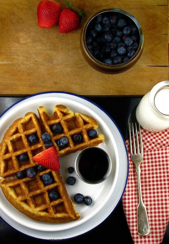 buttermilk-oat waffles | Miss in the Kitchen