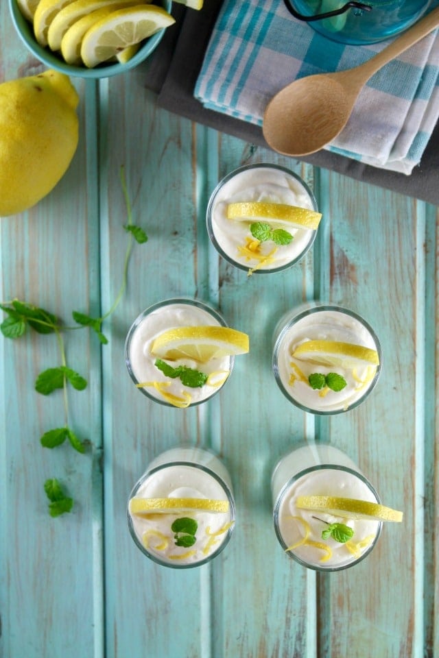 Lemon Cheesecake Mousse Recipe from MissintheKitchen.com