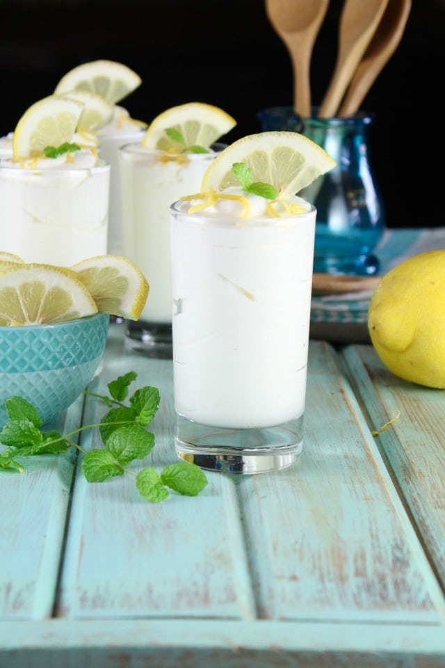Lemon Cheesecake Mousse Recipe from MissintheKitchen 