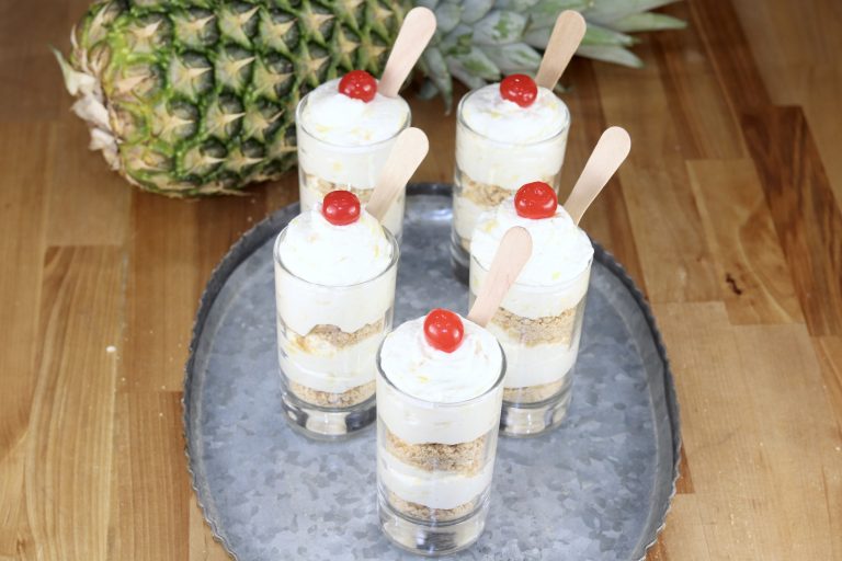 No Bake Pineapple Cheesecake