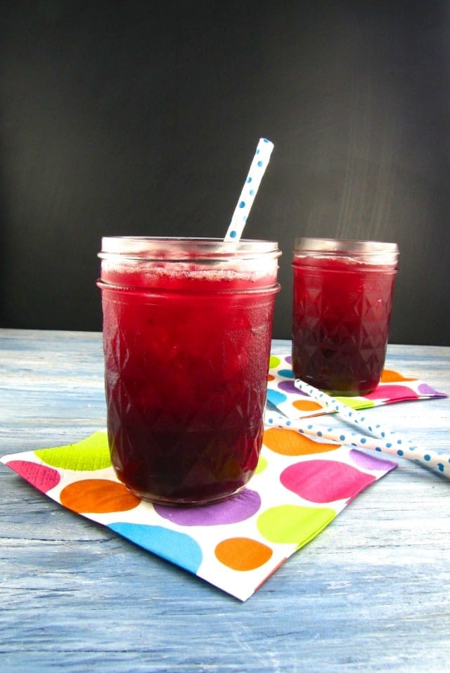 Blueberry Limeade - Miss in the Kitchen