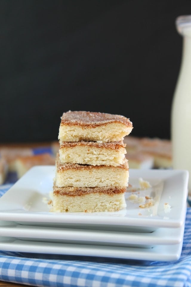 snickerdoodle shortbread - missinthekitchen