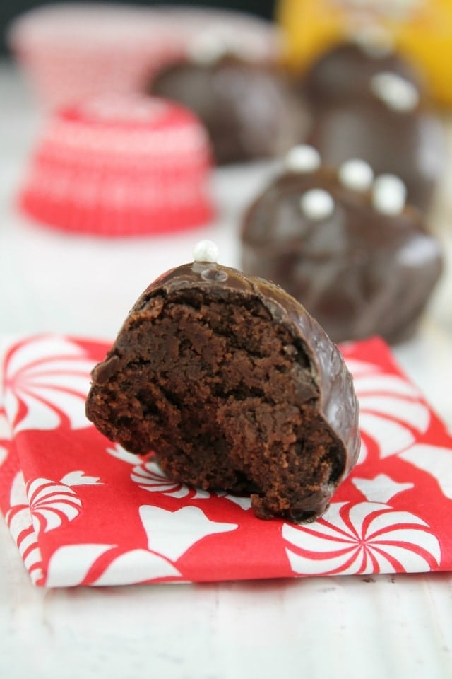 Mocha Brownie Truffles