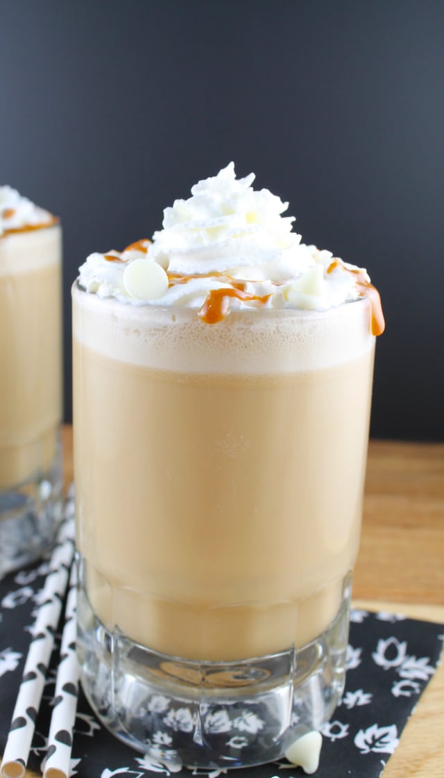 White Chocolate-Caramel Frappuccino
