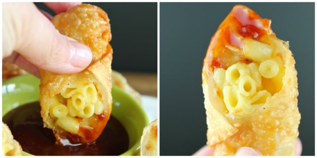Bacon Mac and Cheese with Barbecue Dipping Sauce