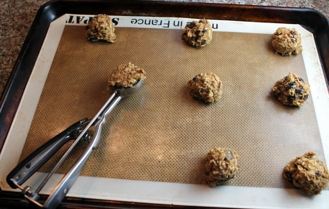 oatmeal cookie dough scoops