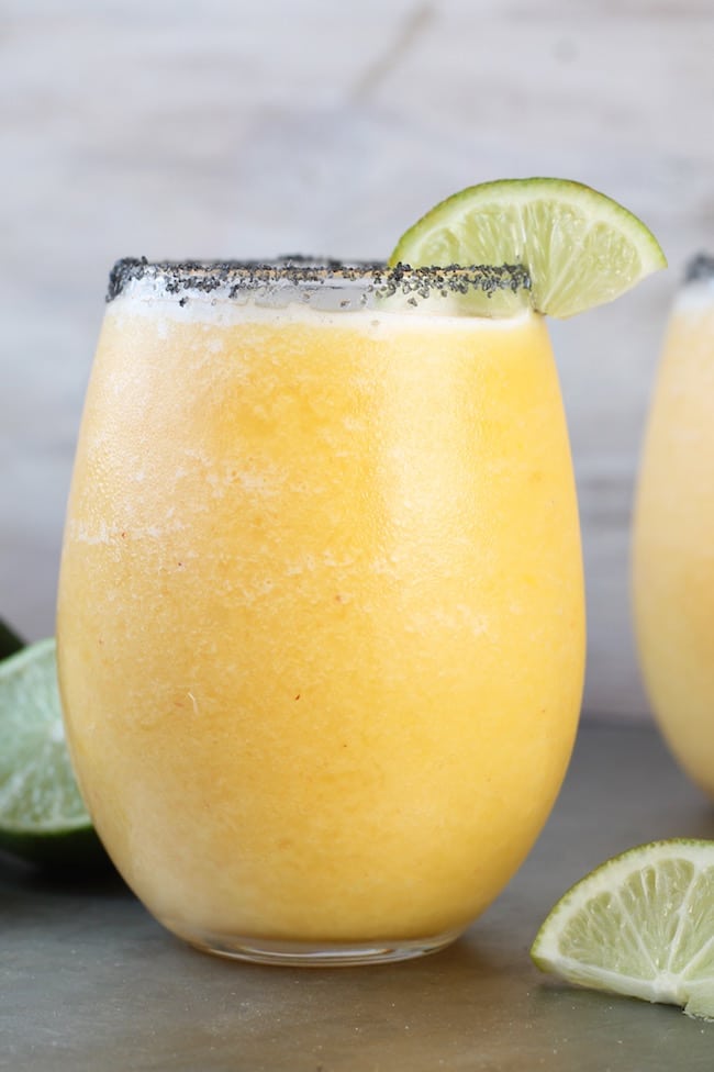 Easy Frozen Peach Margarita Recipe