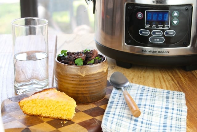 Slow Cooker Black Beans Recipe from Miss in the Kitchen