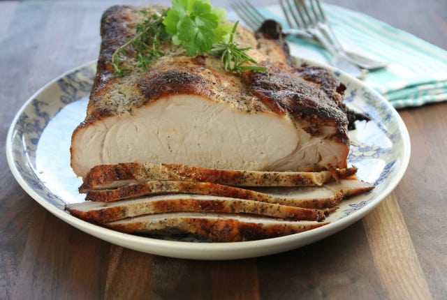 Bacon Fat Rubbed Pork Loin