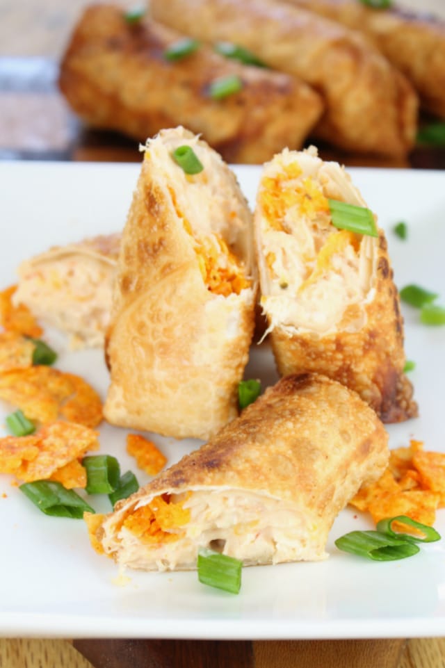 Doritos Chicken Egg Rolls from Miss in the Kitchen