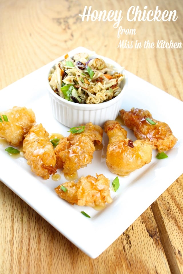 Honey Chicken Recipe from Miss in the Kitchen