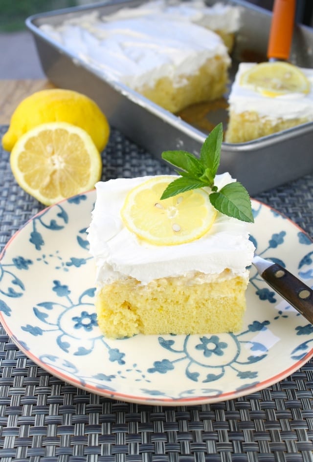 Lemon-Pineapple Poke Cake
