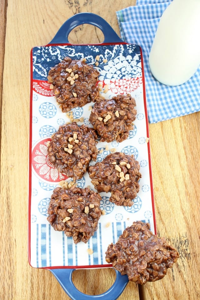 No-Bake Chocolate Toffee Cookies from Miss in the Kitchen