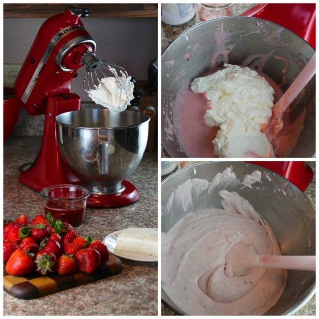 strawberry lavender mousse