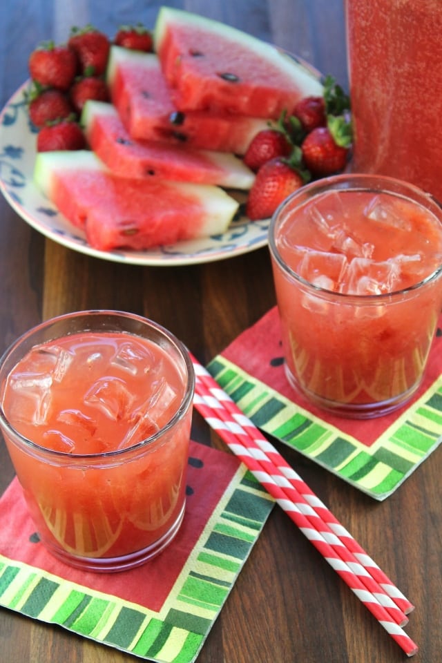 Summer Fruit Spritzers
