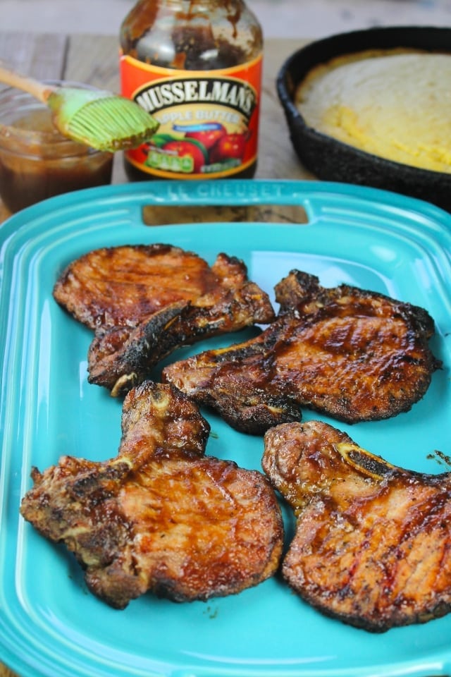 Sweet and Spicy Barbecue Pork Chops