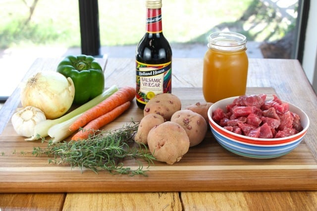 Balsamic Beef Stew with Holland House Balsamic Vinegar