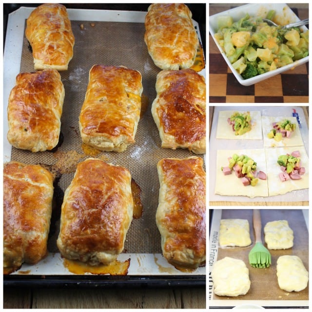 Broccoli Cheese & Ham Pockets