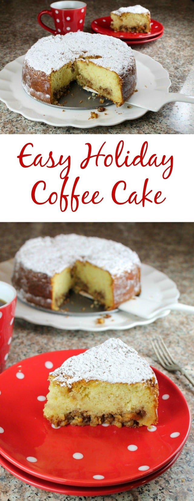 Easy Holiday Coffee Cake Recipe from Miss in the Kitchen