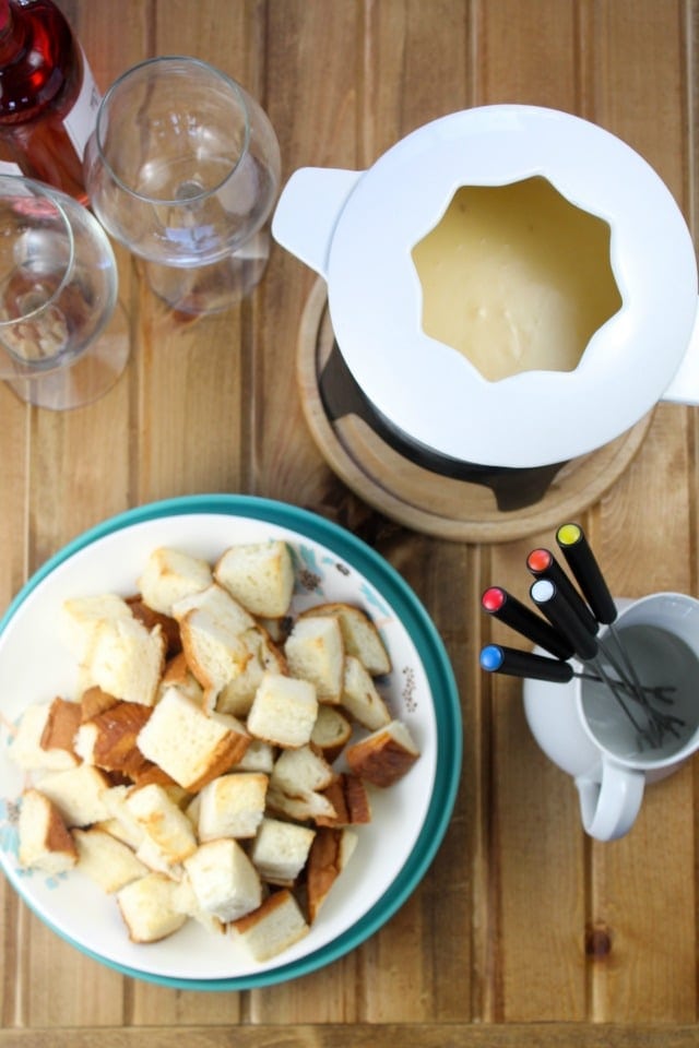 3 Cheese Fondue Miss in the Kitchen