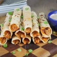 Pulled pork taquitos.