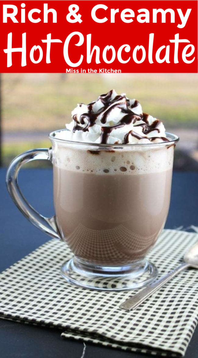 Hot Chocolate with whipped cream