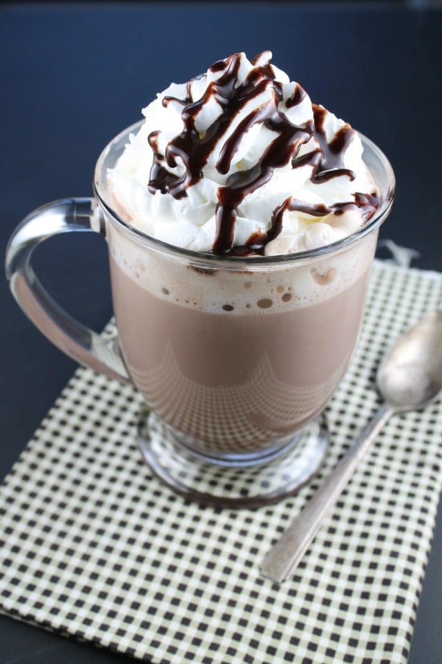 Rich and Creamy Hot Chocolate from Miss in the Kitchen