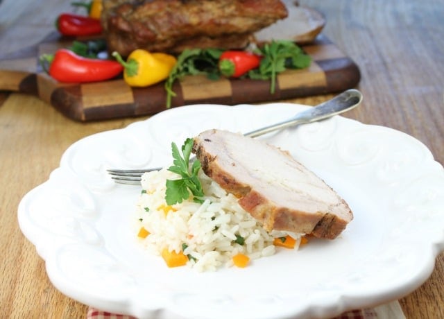 Apple Butter Braised Pork Loin from missinthekitchen