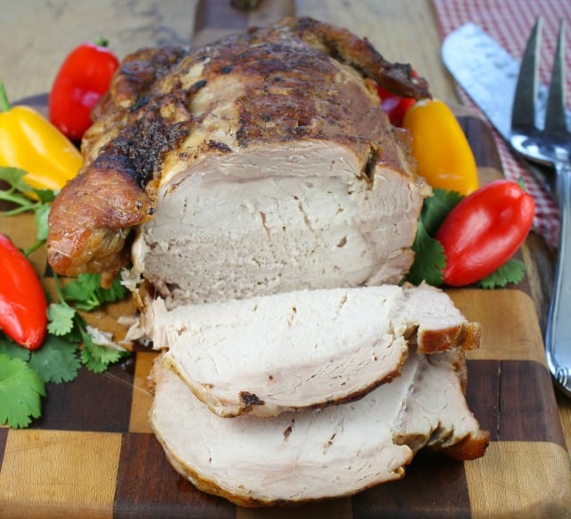 Apple Butter Braised Pork Loin | missinthekitchen.com