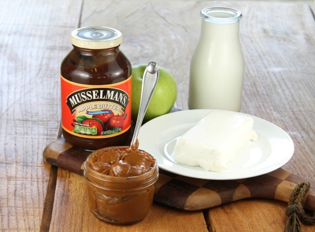 Caramel Apple Pie Cheesecake Shooters Ingredients miss in the kitchen