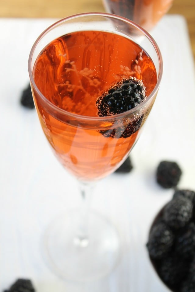 Kir Royale Cocktail Miss in the KItchen