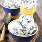 Blackberries and Cream Ice Cream is an easy and delicious no churn recipe from Miss in the Kitchen #ProgressiveEats