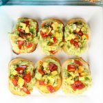 Pineapple Pico de Gallo Avocado Toasts Recipe from missinthekitchen.com