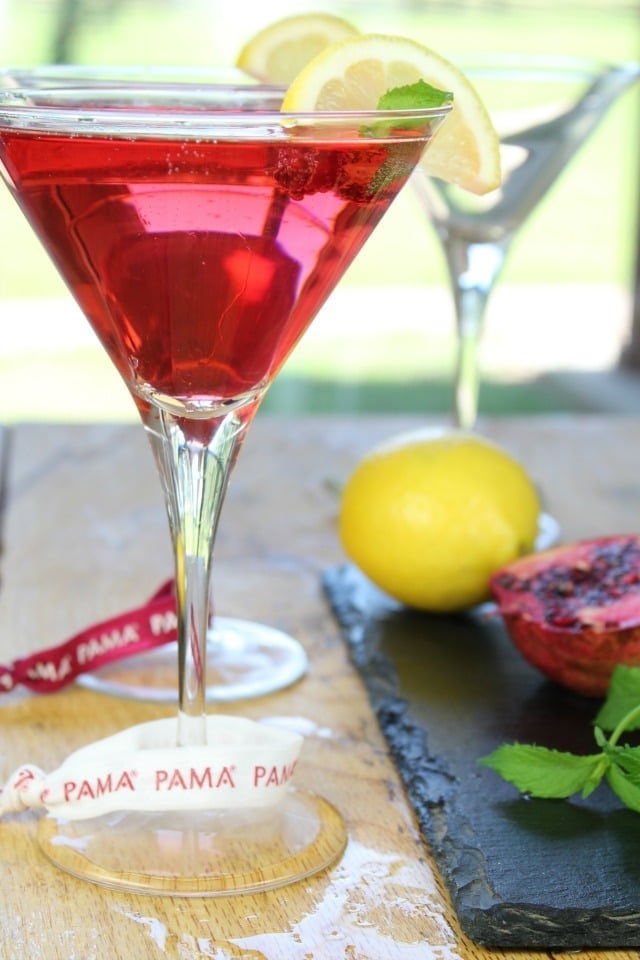 PAMA Summer Punch Cocktail ~ Celebrate Summer ~ Recipe from Miss in the Kitchen