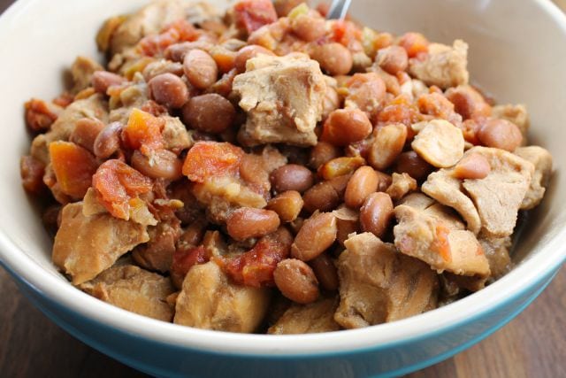 5 Ingredient Slow Cooker Mexican Chicken from MIssintheKitchen