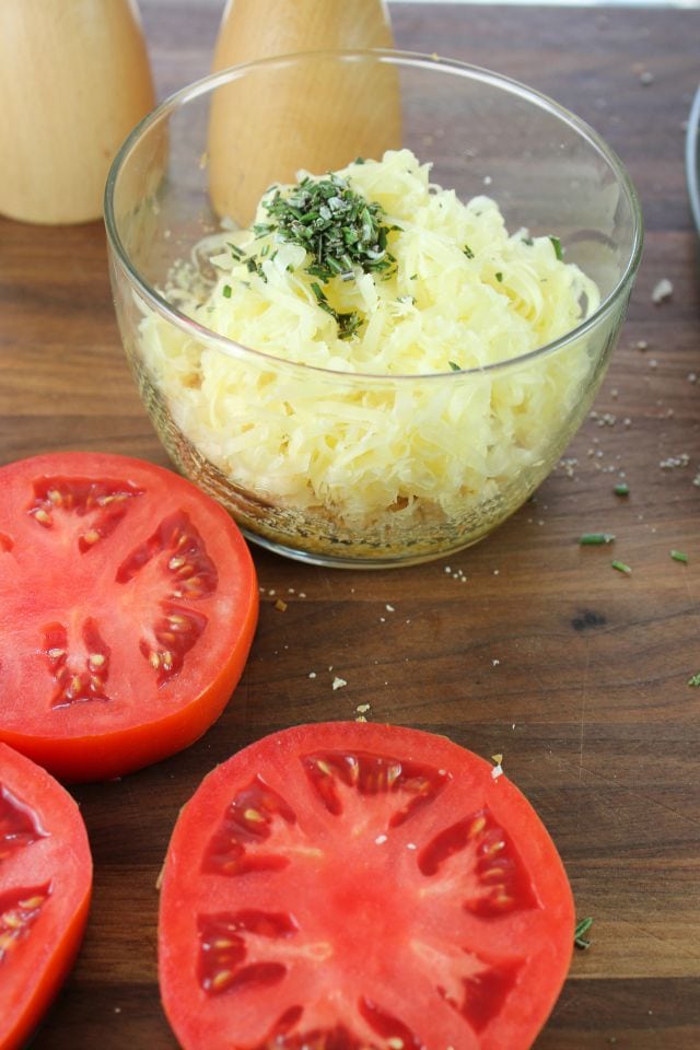 Cheddar Crumb Topped Tomatoes with Kerrygold Aged Cheddar missinthekitchen